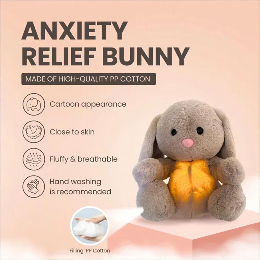 Breathing Teddy Bear With Music & Light