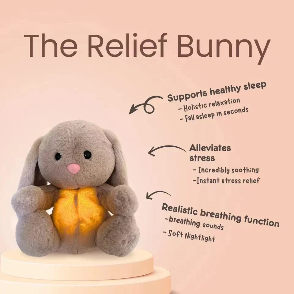 Breathing Teddy Bear With Music & Light