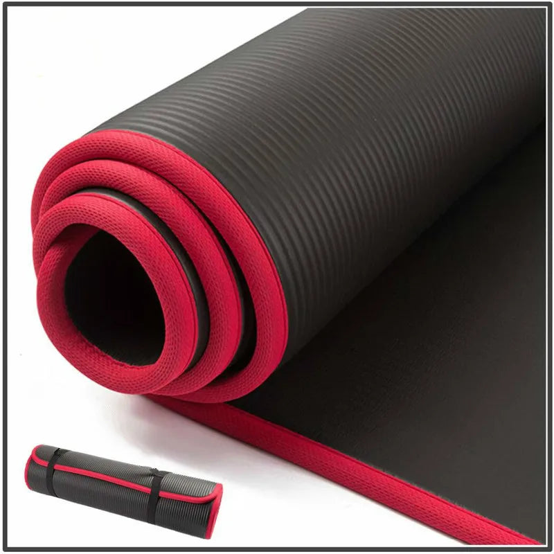 Non-Slip Thick Yoga Mat For Fitness (183Cm)