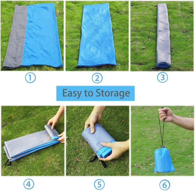 Waterproof Pocket Blanket For Outdoor Picnic (200X210Cm)