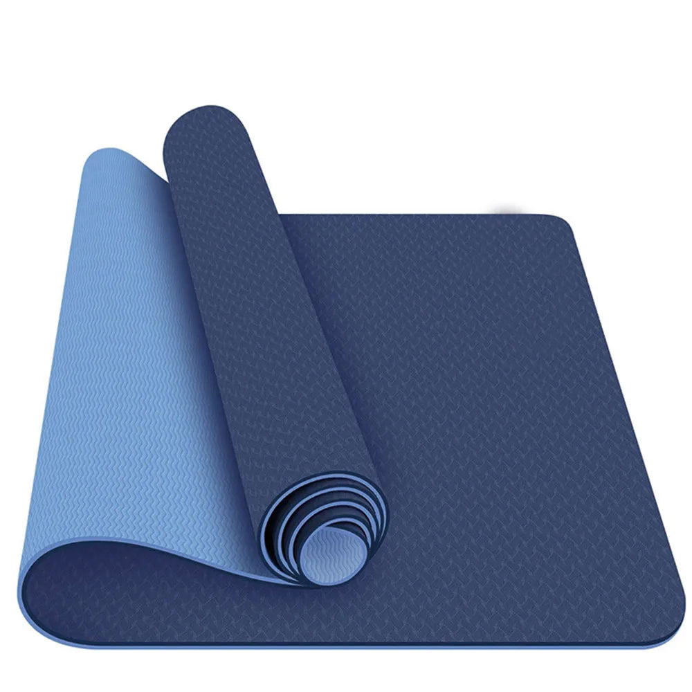 Non-Slip Tpe Yoga Mat For Yoga & Pilates
