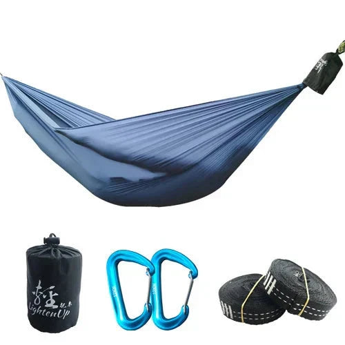 Ultralight Outdoor Camping Nylon Hammock With Hooks