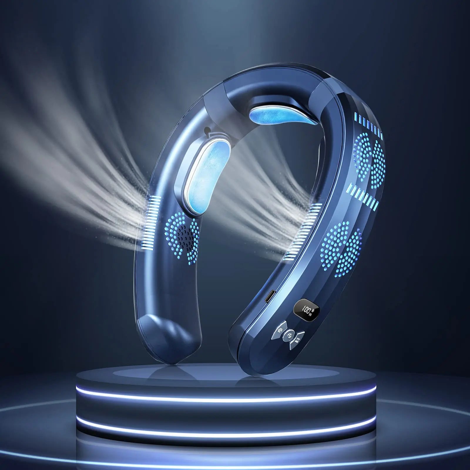 Wearable Usb Rechargeable Neck Air Conditioner