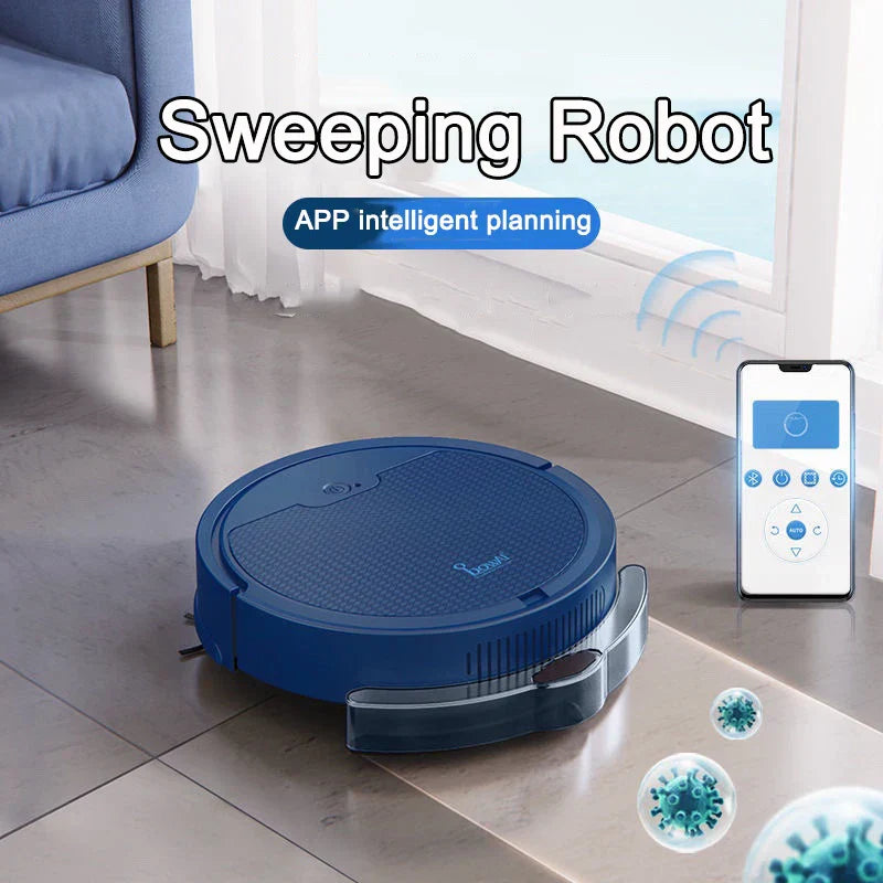 3-In-1 Smart Sweeping Robot With App Control