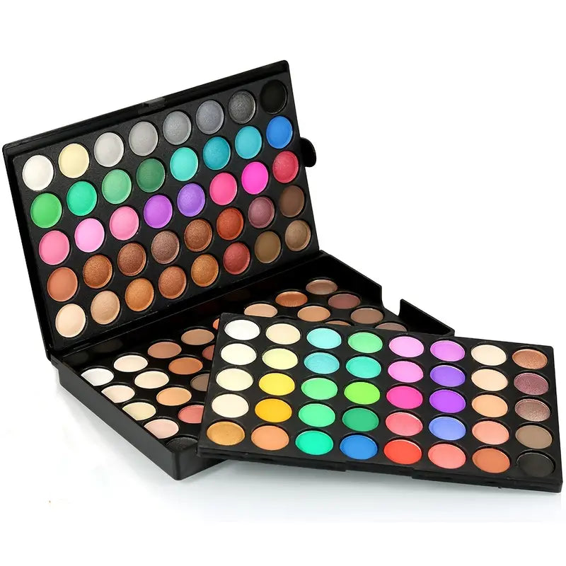 Glam with the POPFEEL Mini Eyeshadow Palette 3-in-1 Set. Create Stunning Eyes Professional Precision