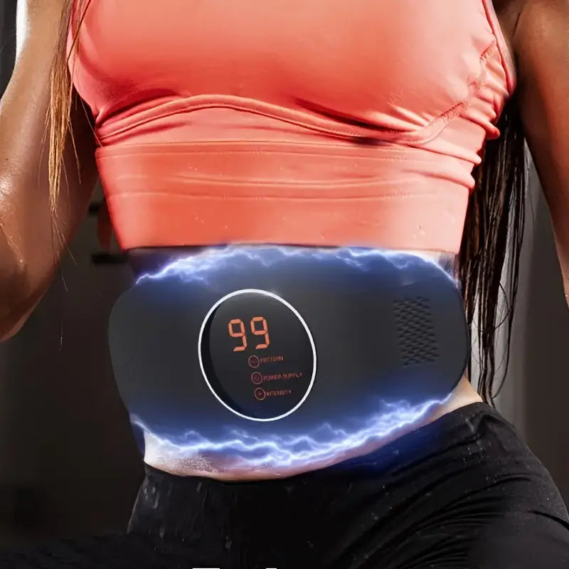Ultimate Massage Belt with 99 Automatic Modes - Green (USB Rechargeable)