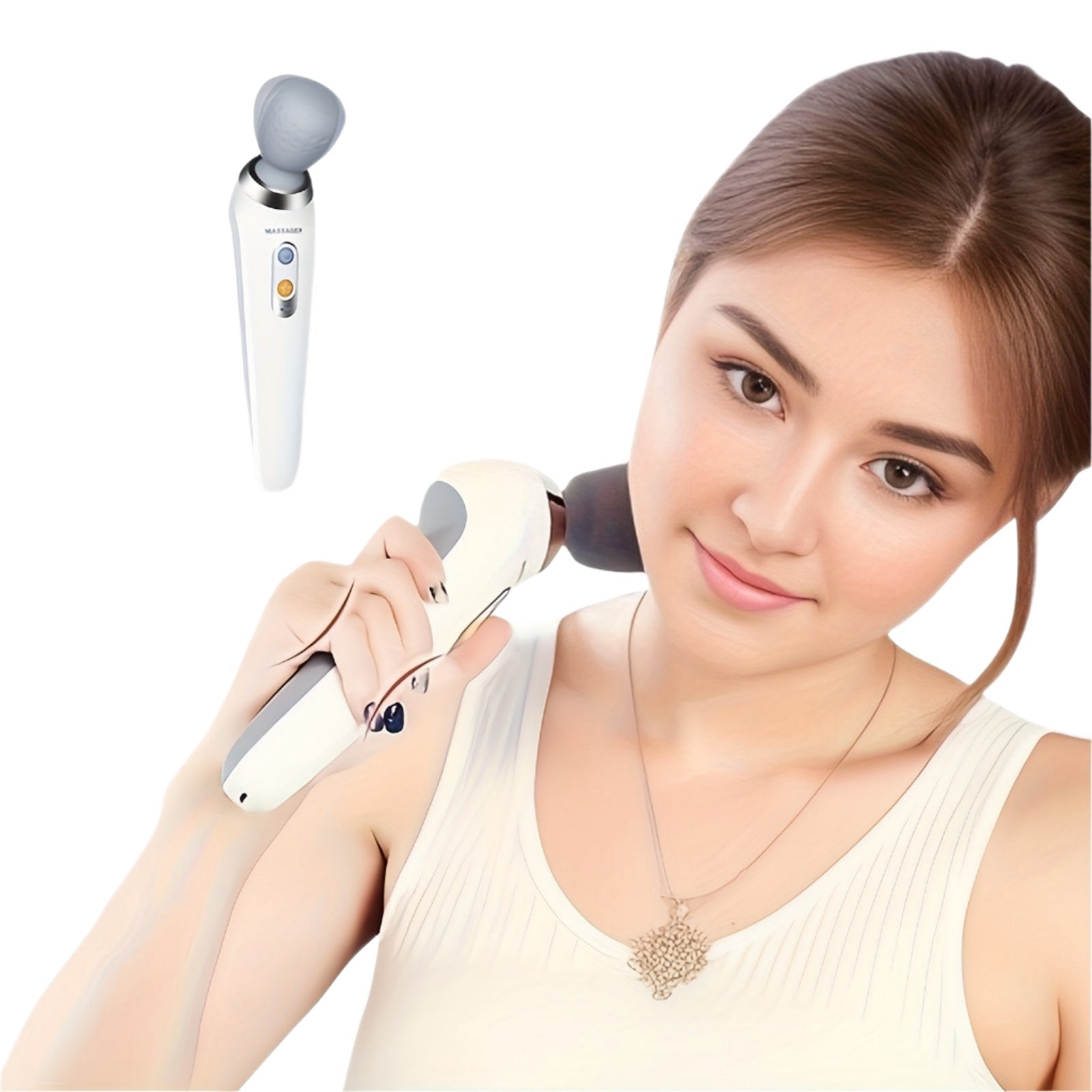 1500Mah Rechargeable Relaxation Master(White)