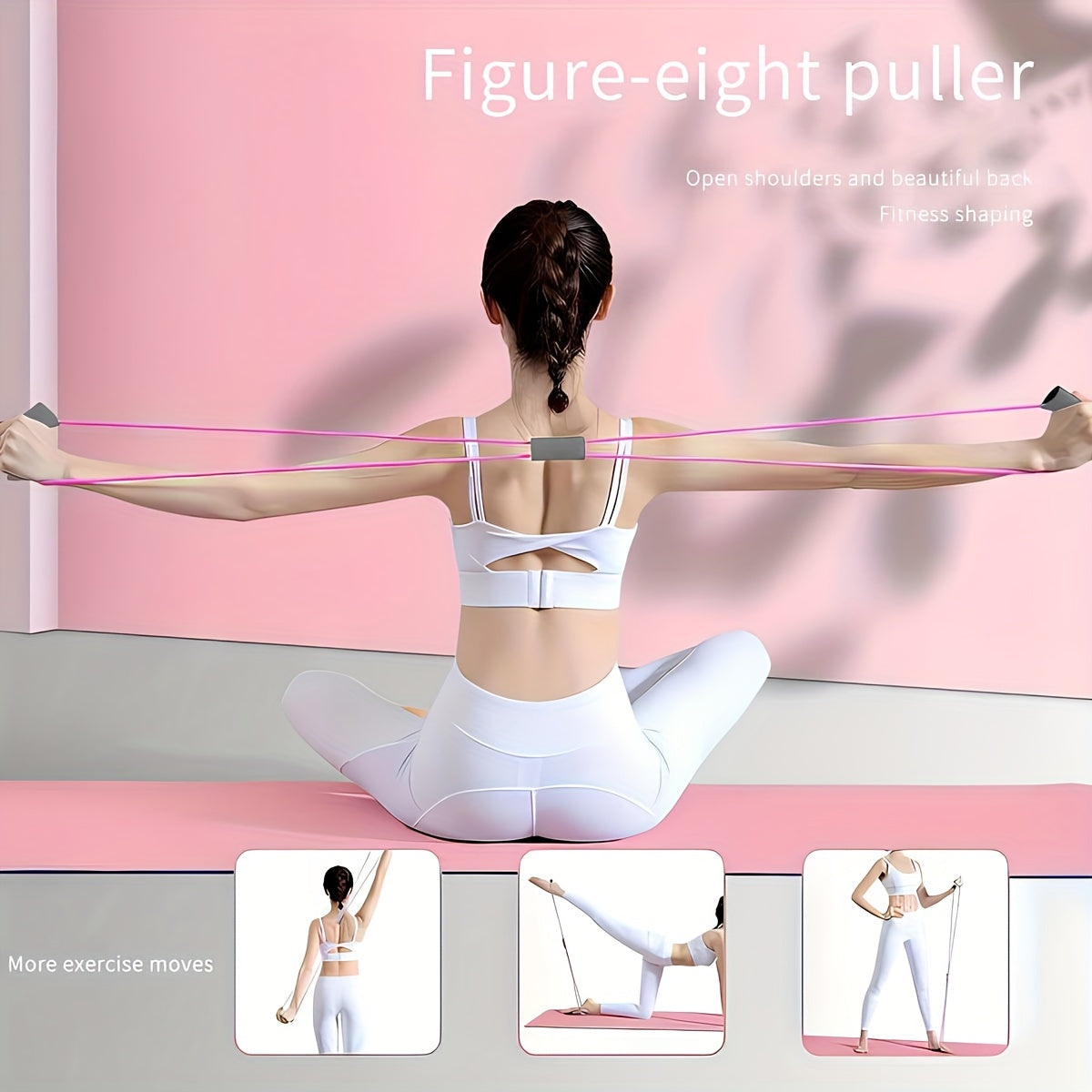 Yoga Pilates Fitness Set with Accessories (8pcs)