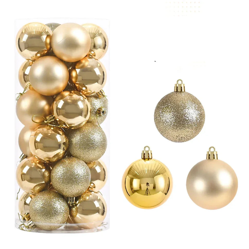 Christmas Tree Ornaments Ball Set (24Pcs)