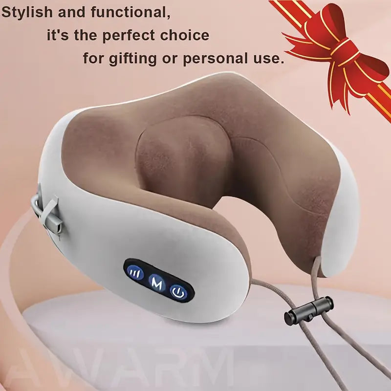 Soothing Heat Therapy Neck Massager - U-Shaped Pillow