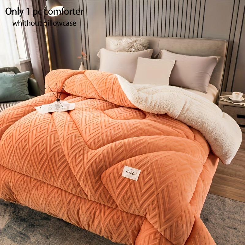 Industrial Flocked Lamb Quilt Super King