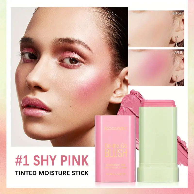 Hydrating Lip and Cheek Cream Stick - Your Natural Blush and Highlight Duo