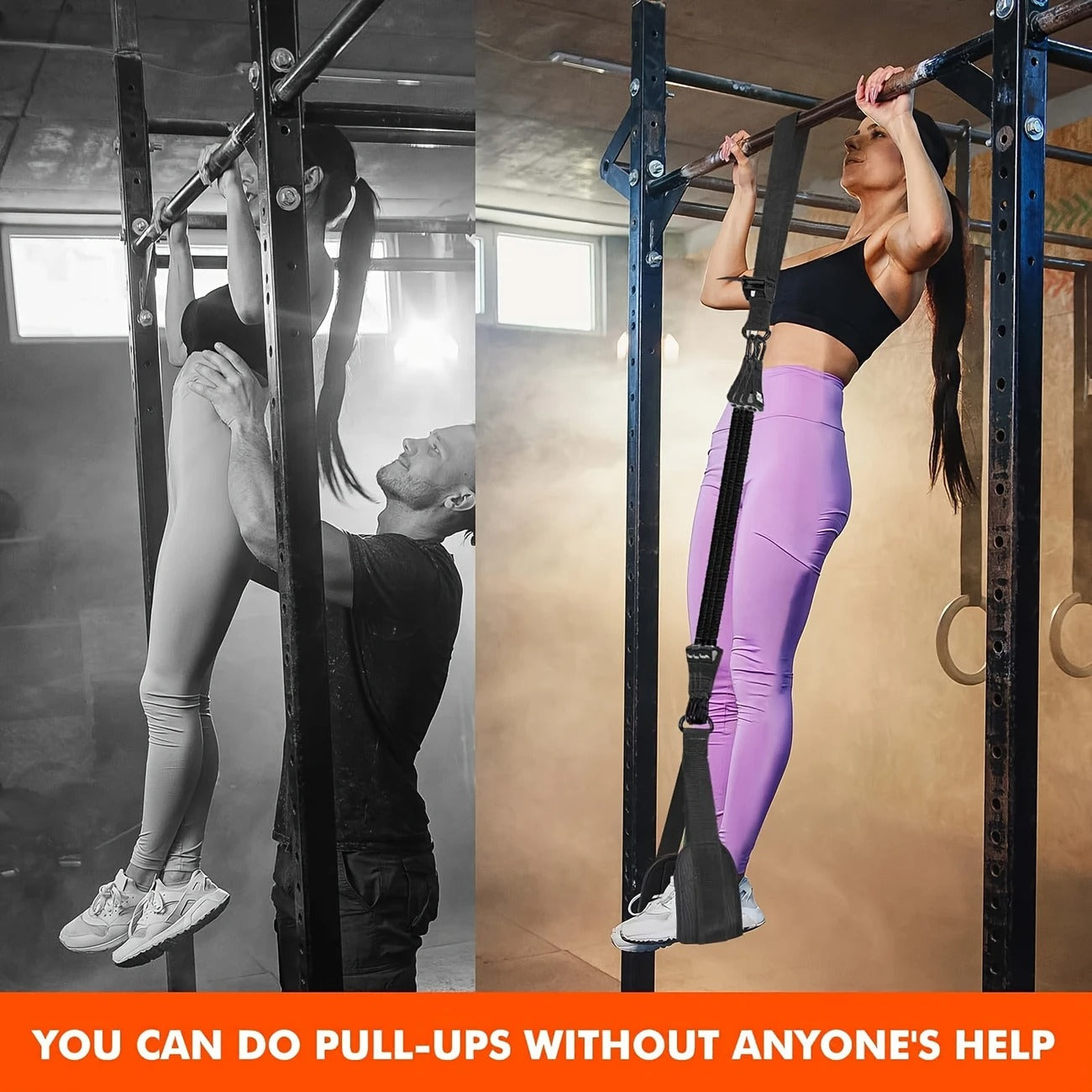 5-Pack Adjustable Pull-Up Resistance Bands Set