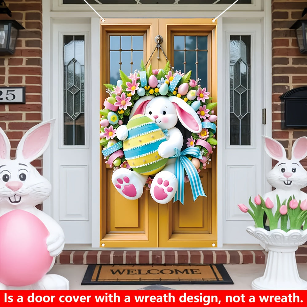 Easter Bunny Door Cover Hanging Spring Decoration