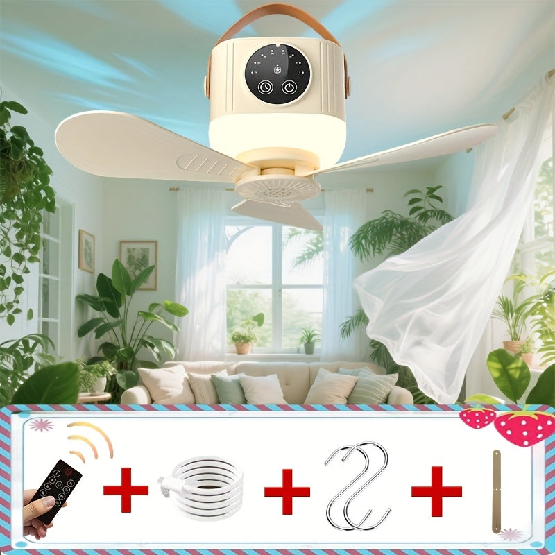 Ceiling Fan with Remote Control 3600mAh
