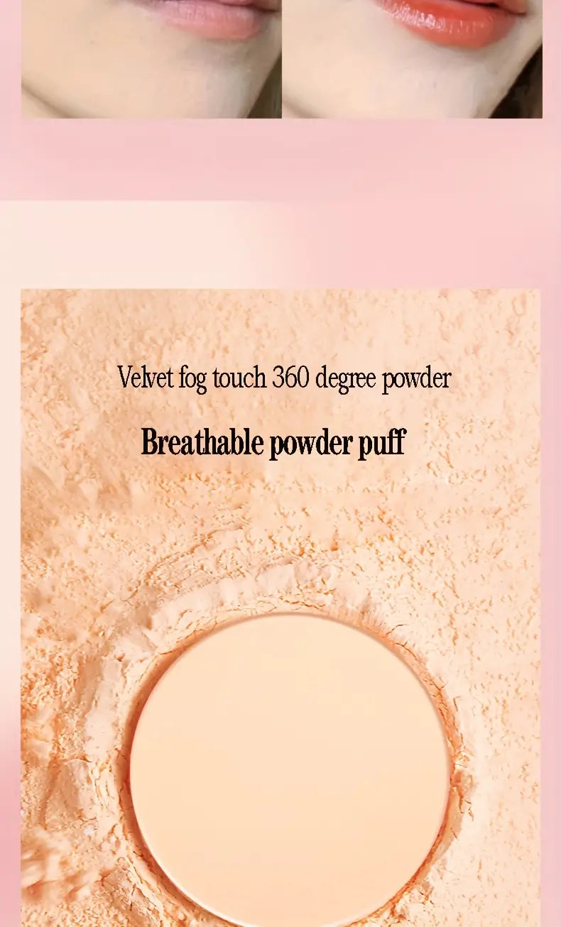 Lightweight Makeup Powder, Matte, Oil Control  Powder, Concealer Moisturizing Powder