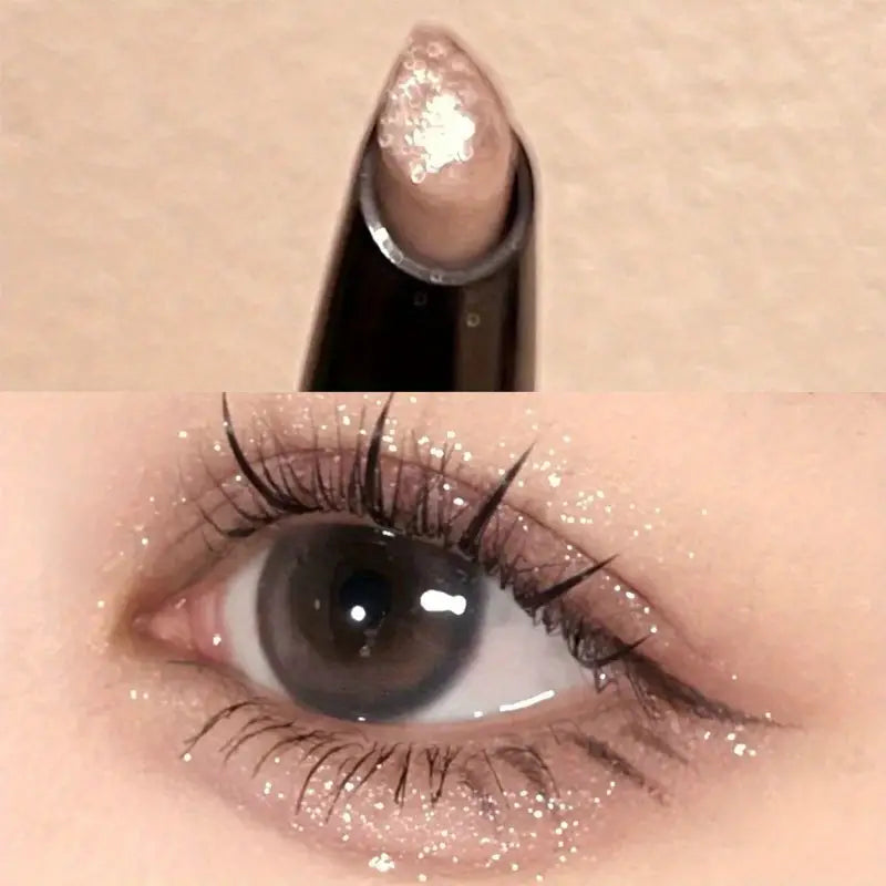6 colors Sparkling Highlighter Stick - Shimmering Eyeliner Pen for Brightening and Enhancing Eyes