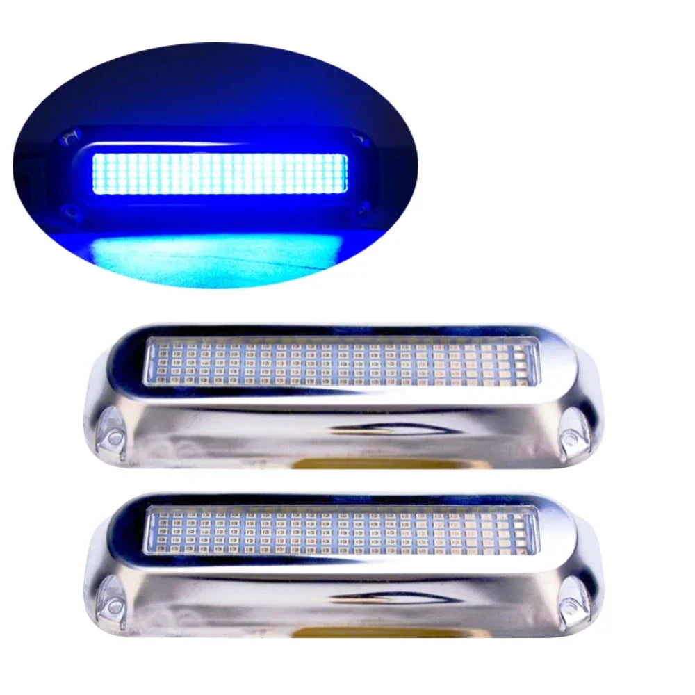 2Pcs 120 Led Underwater Boat Lights