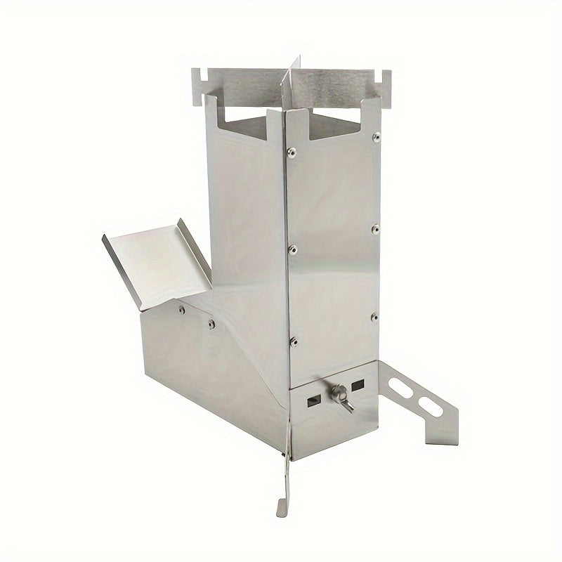 Rocket Outdoor L-Shaped Portable Wood Stove