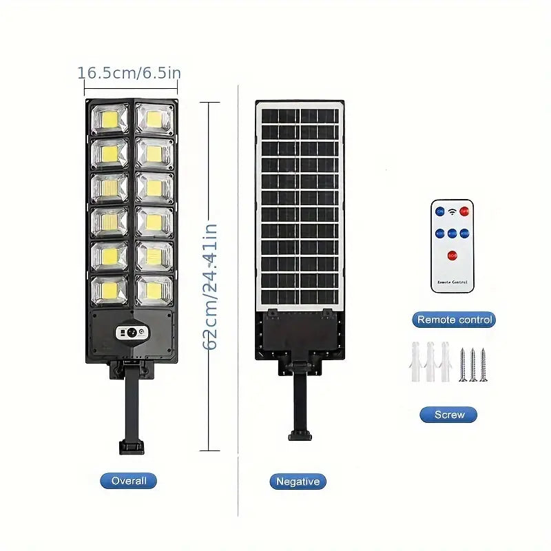 Super Bright 504 LED Solar Light - Outdoor Daylight with Motion Sensor