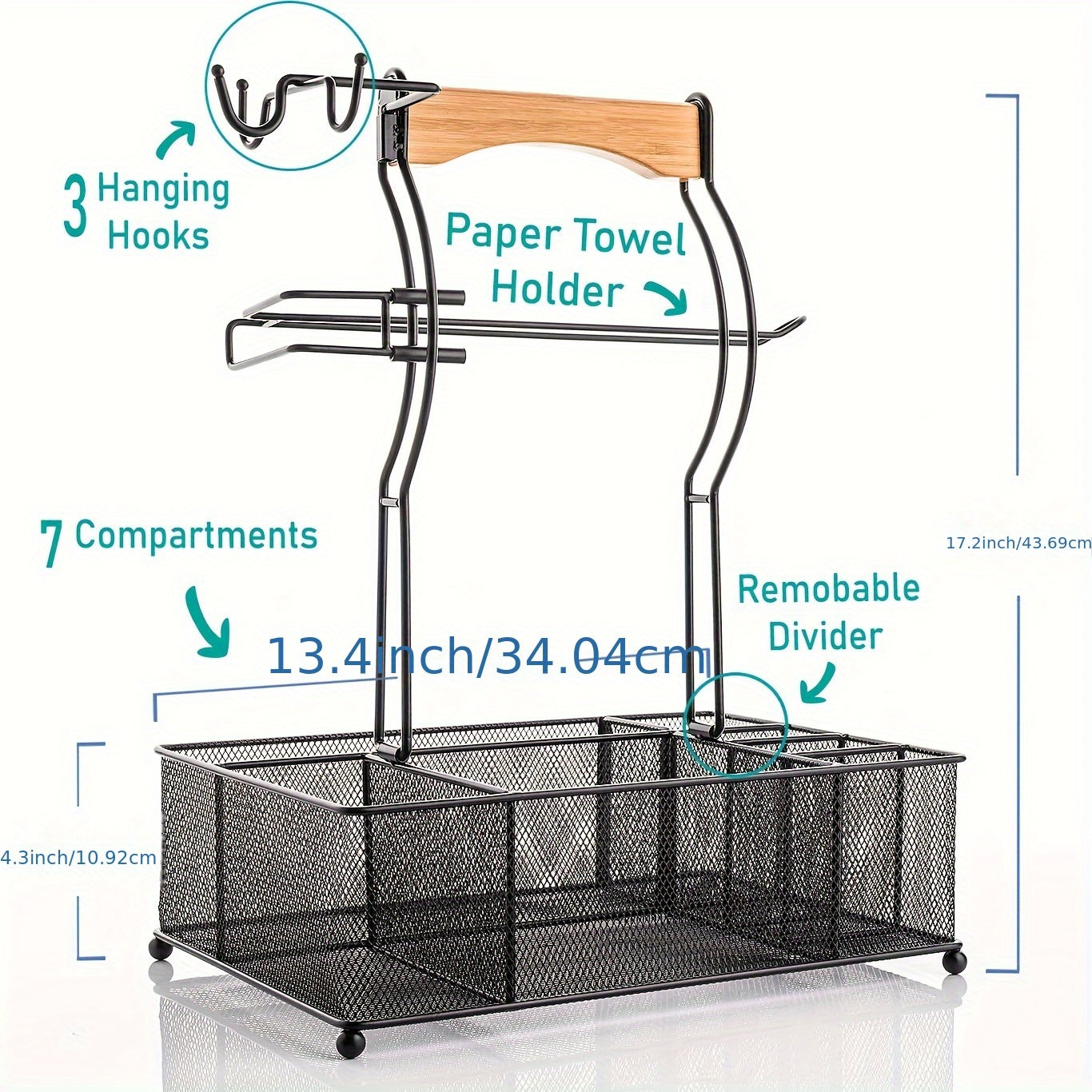 Ultimate Grill Caddy Organizer Condiment Holder