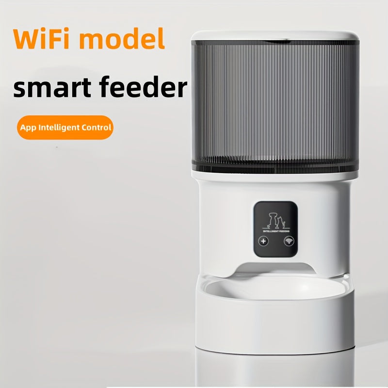 Automatic Pet Feeder with Camera and WiFi Control