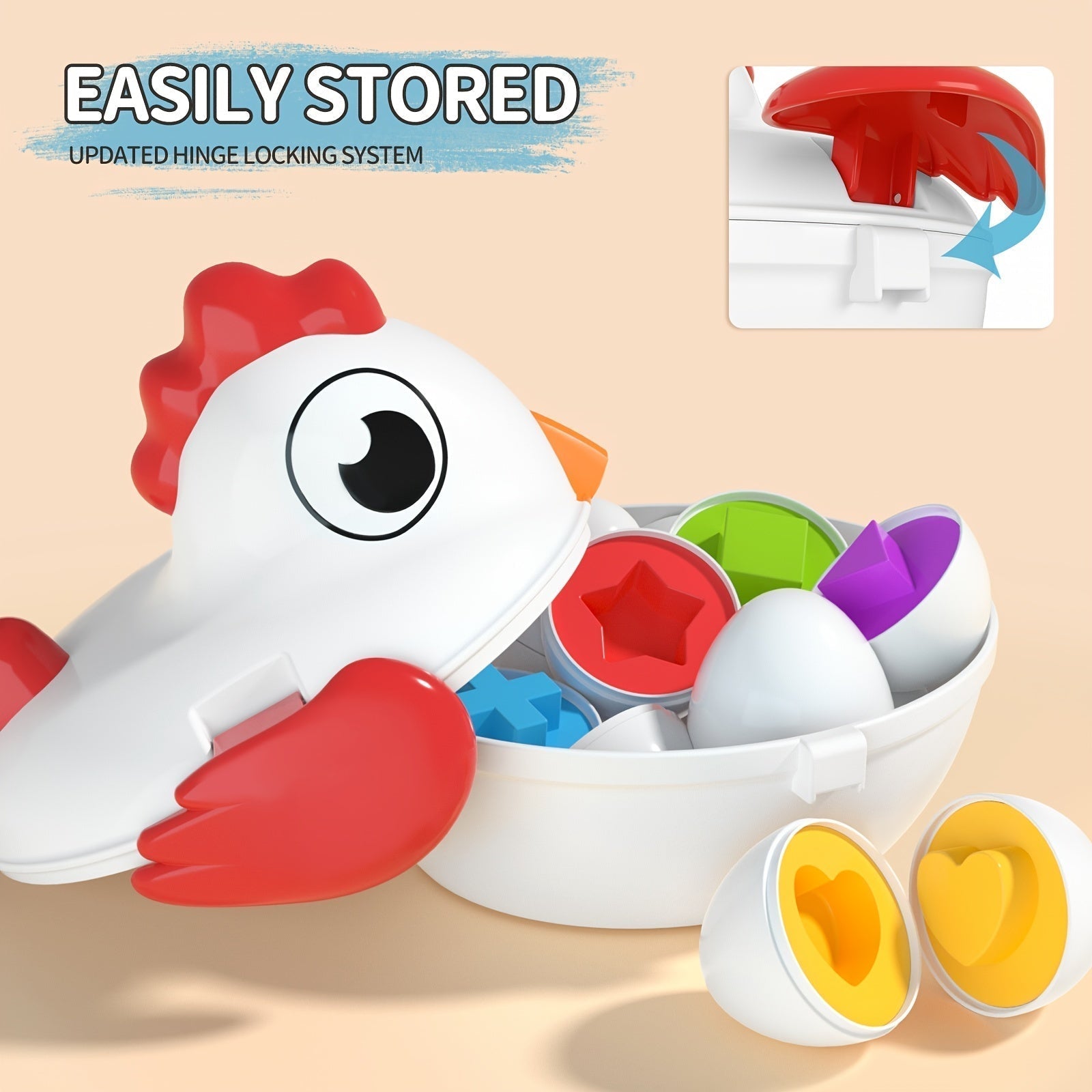Easter Egg Shape Sorting Toy For Kids