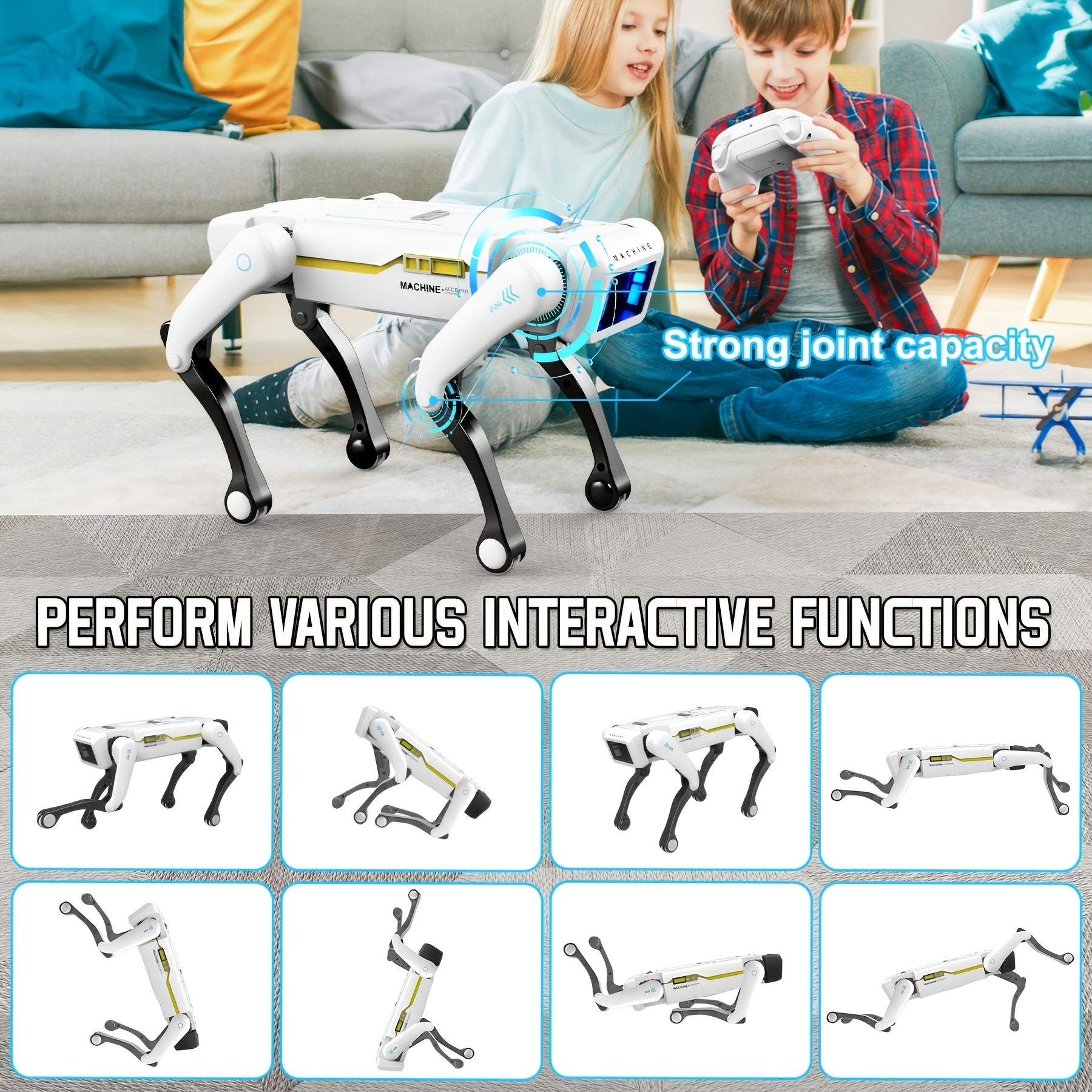 Smart Robot Dog with App Control & Voice Commands