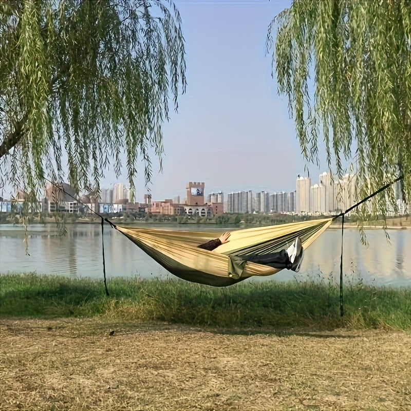 Anti-Tip Camping Hammock with Tree Straps & Carry Bag