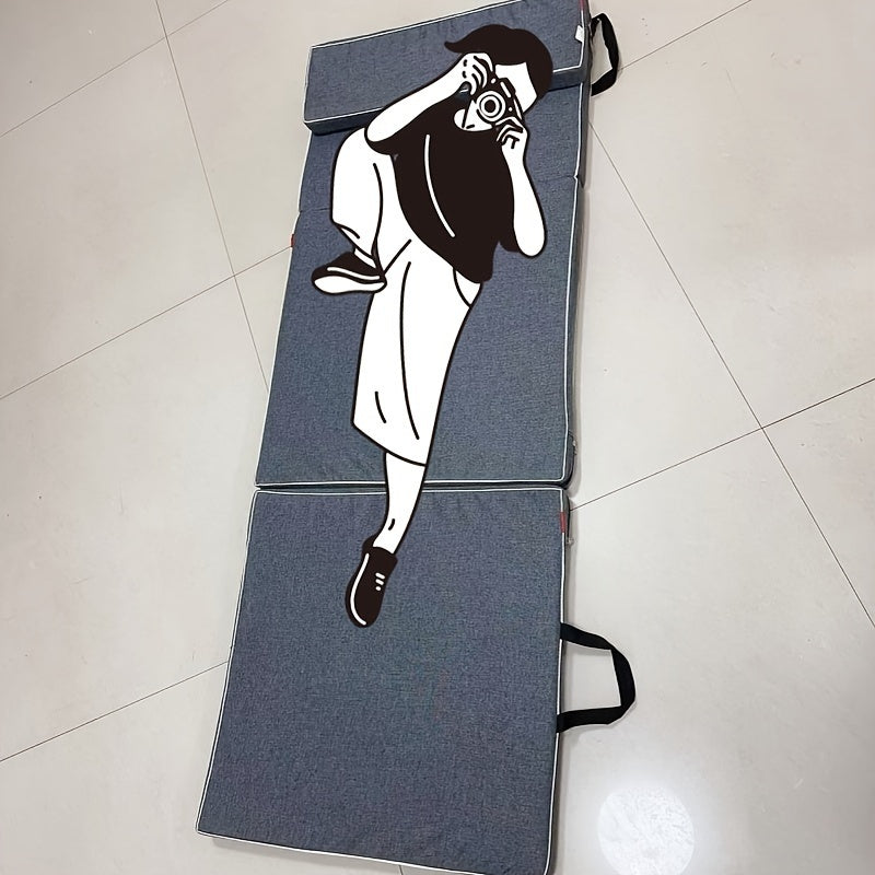 Three-Layer Folding Mattress Topper Lightweight & Portable