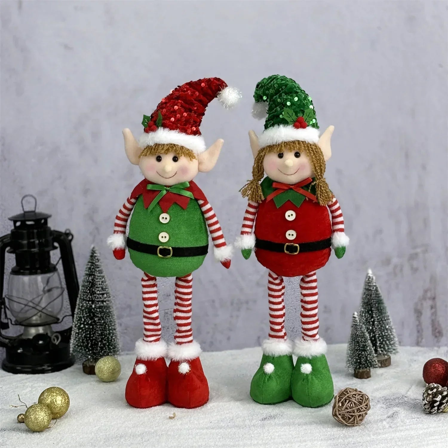 Christmas Hanging Leg Elf Doll Ornament
