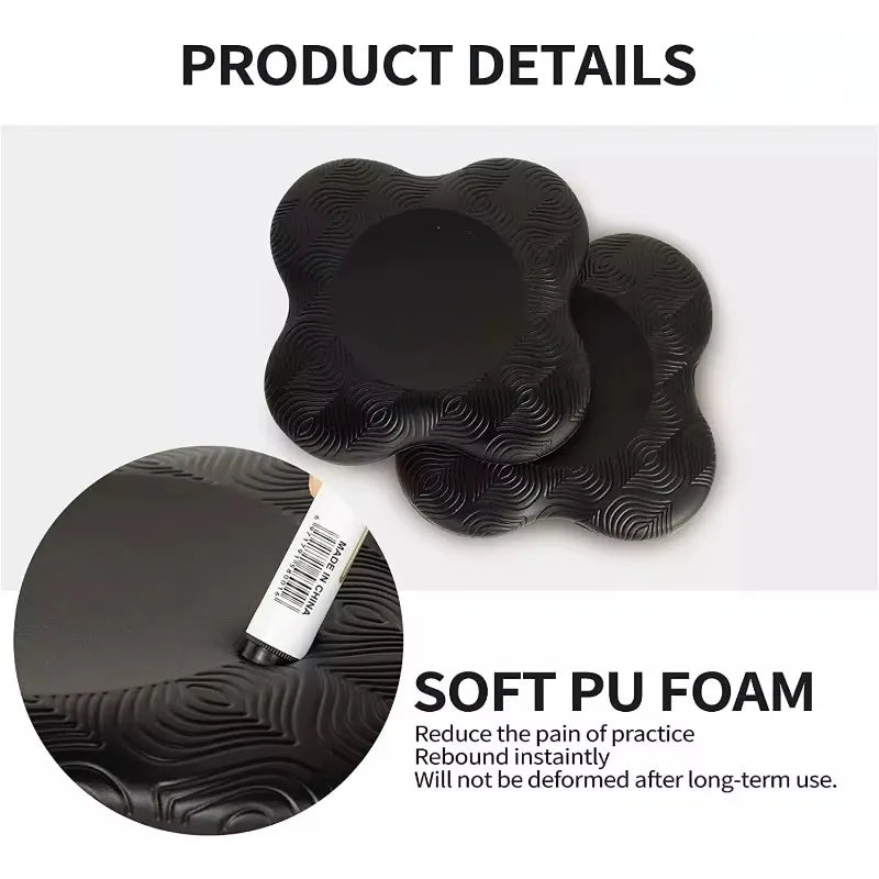 Yoga Knee Pads Thick Non-Slip Pilates Mat Cushion (2 Pcs)
