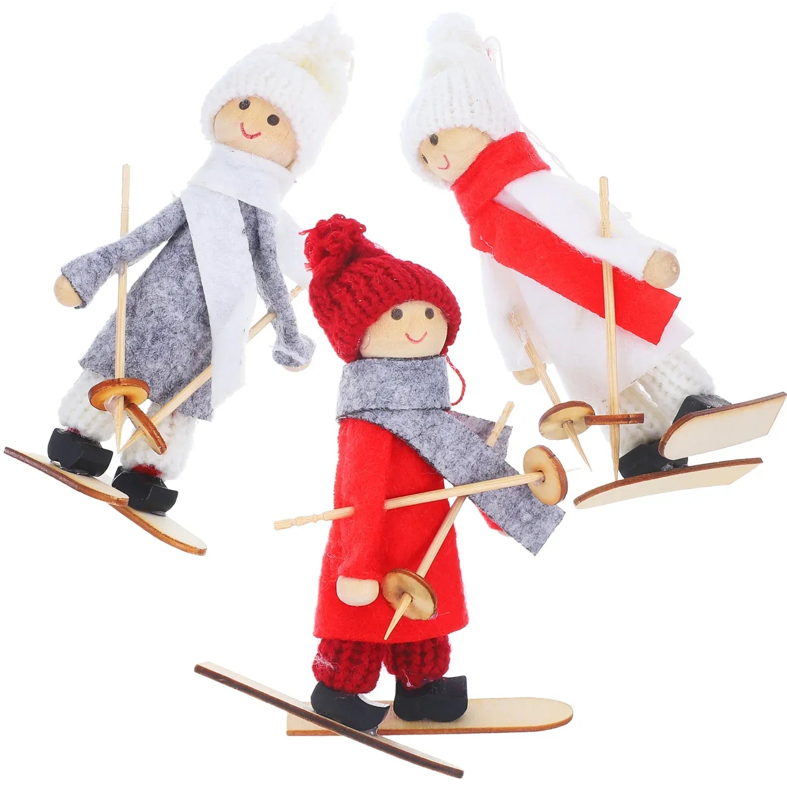 Christmas Snowman Ornament Set -  6Pcs