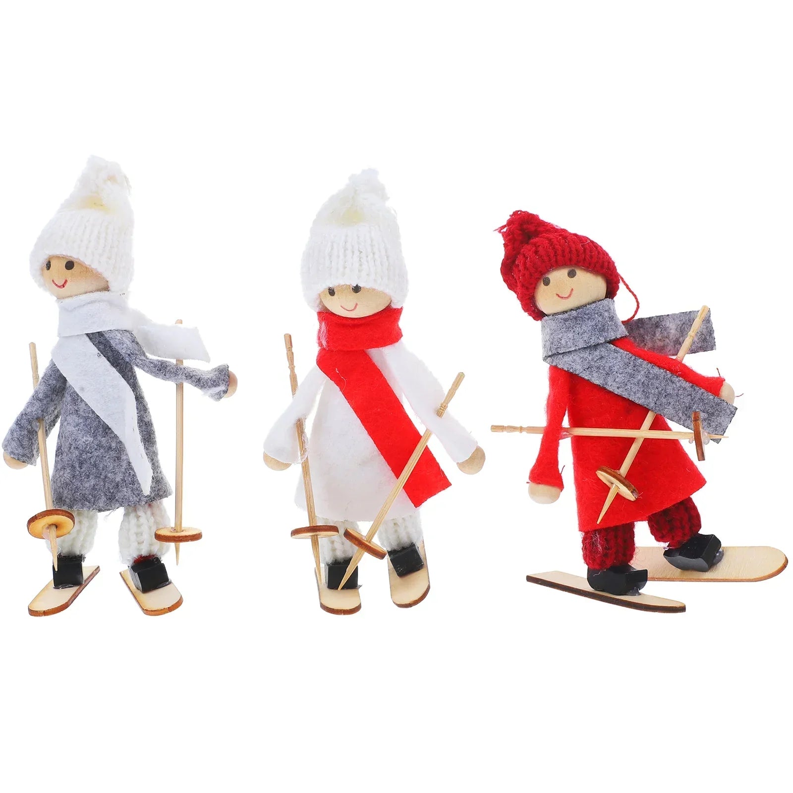 Christmas Snowman Ornament Set -  6Pcs