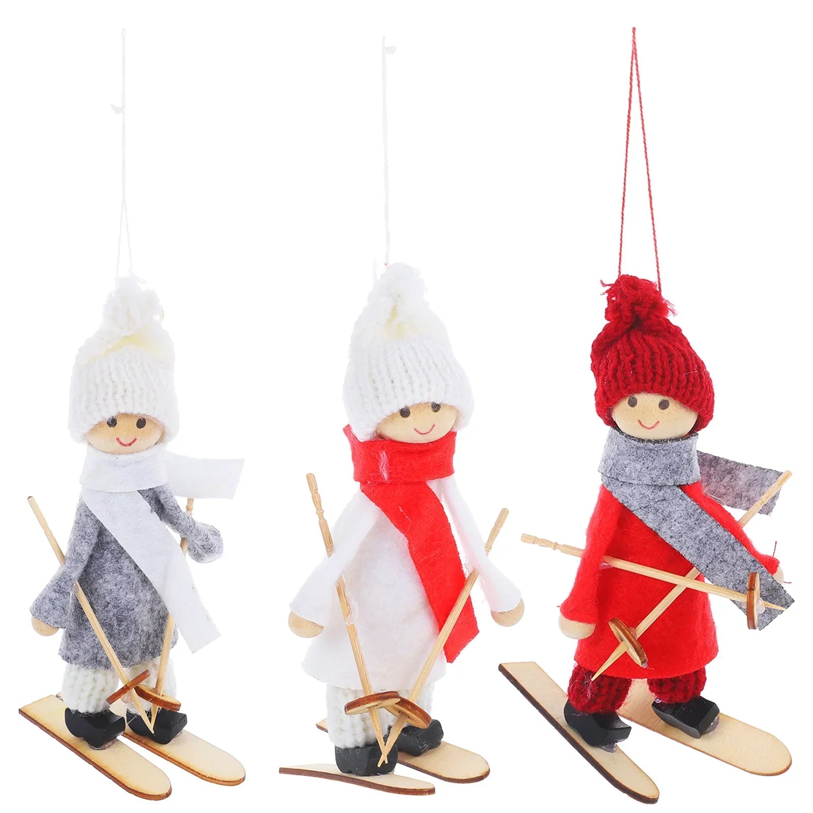 Christmas Snowman Ornament Set -  6Pcs