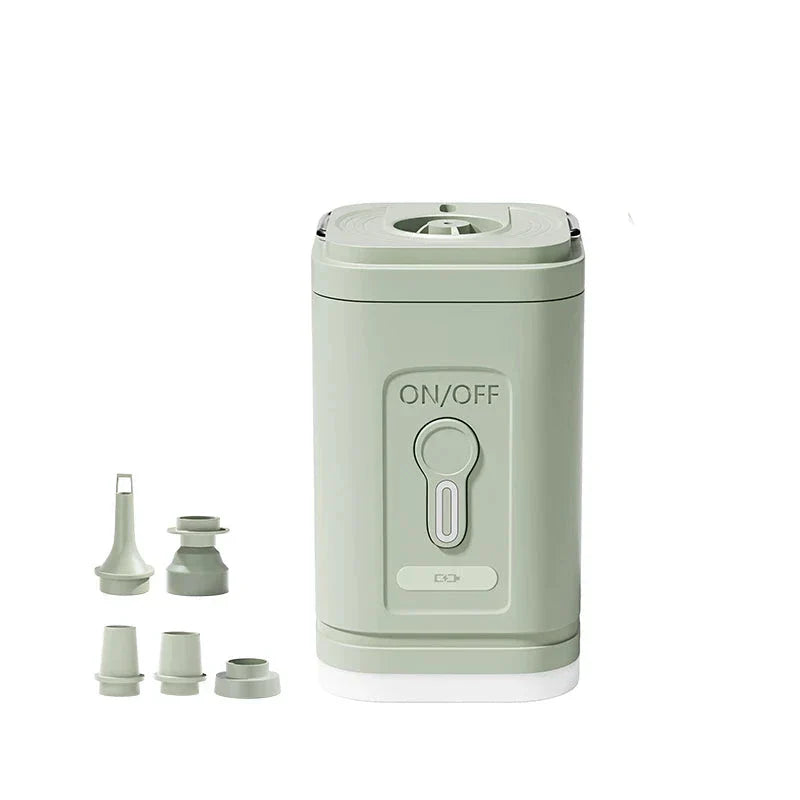 3-In-1 Mini Wireless Air Compressor With Lights