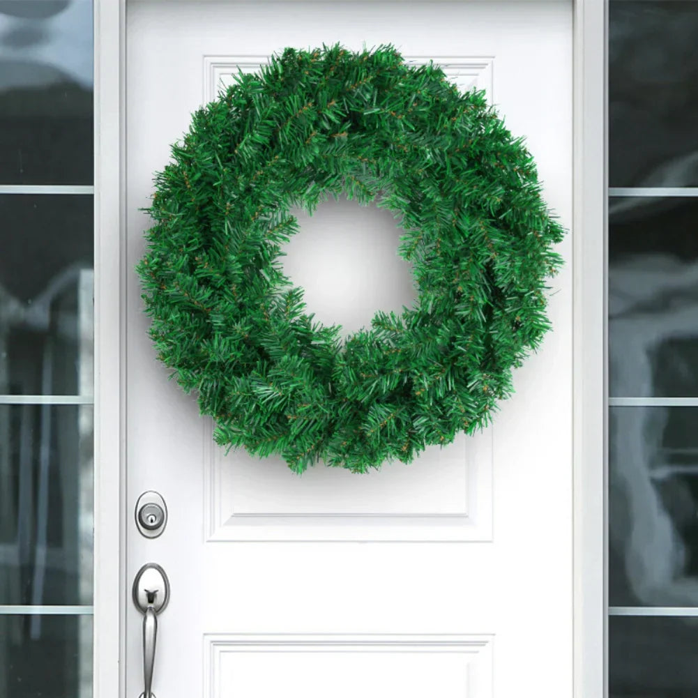 Pvc Christmas Wreath For Home Decoration