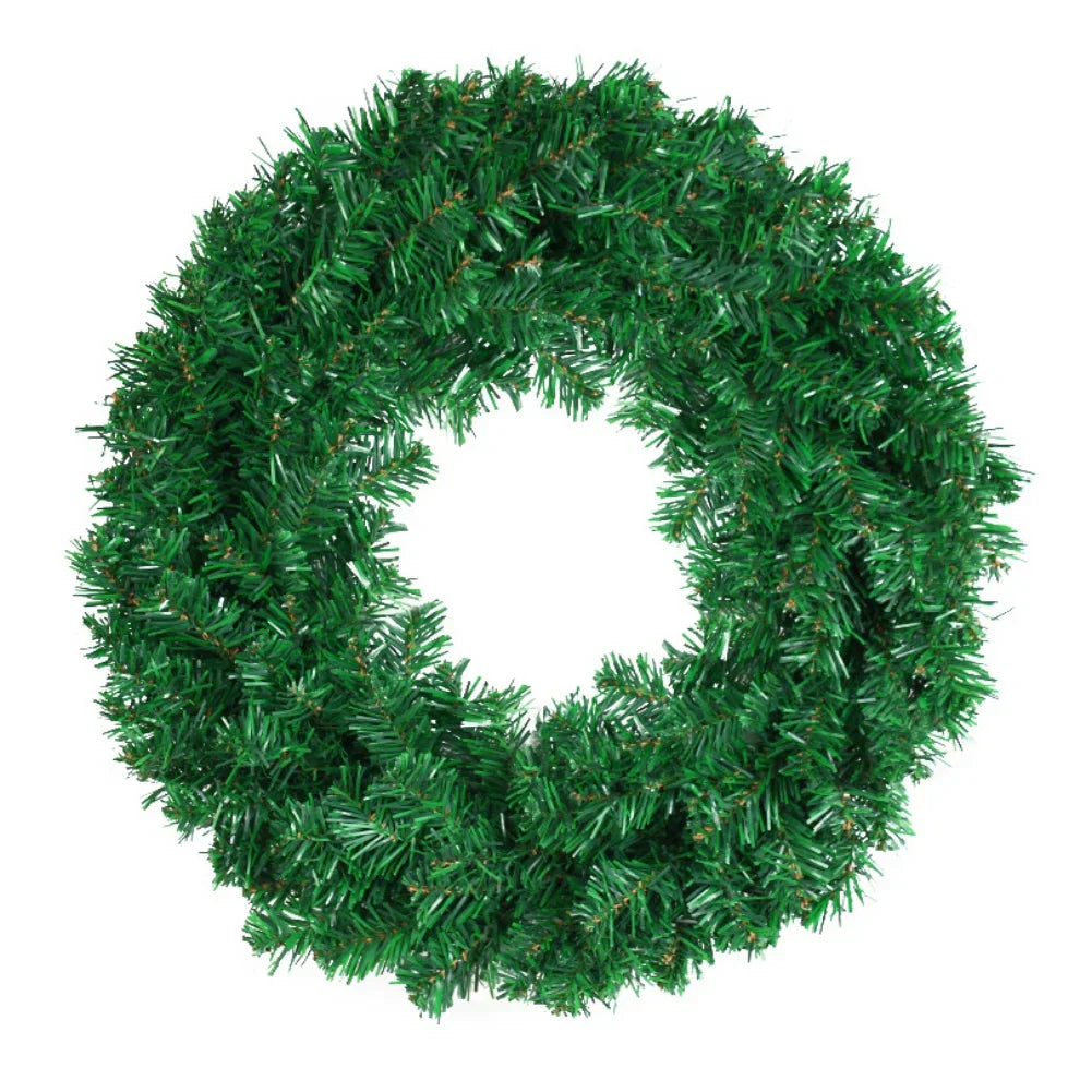 Pvc Christmas Wreath For Home Decoration