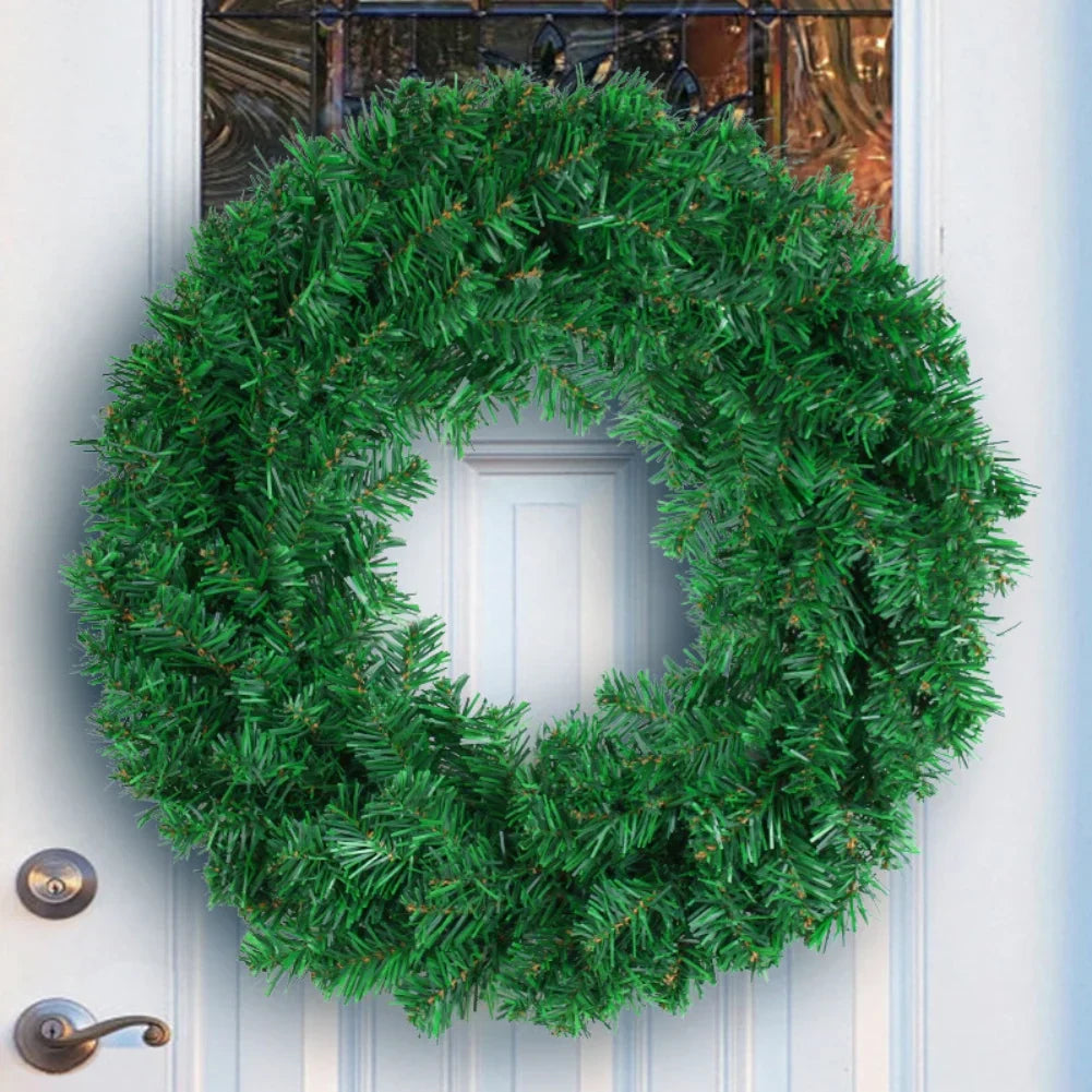 Pvc Christmas Wreath For Home Decoration