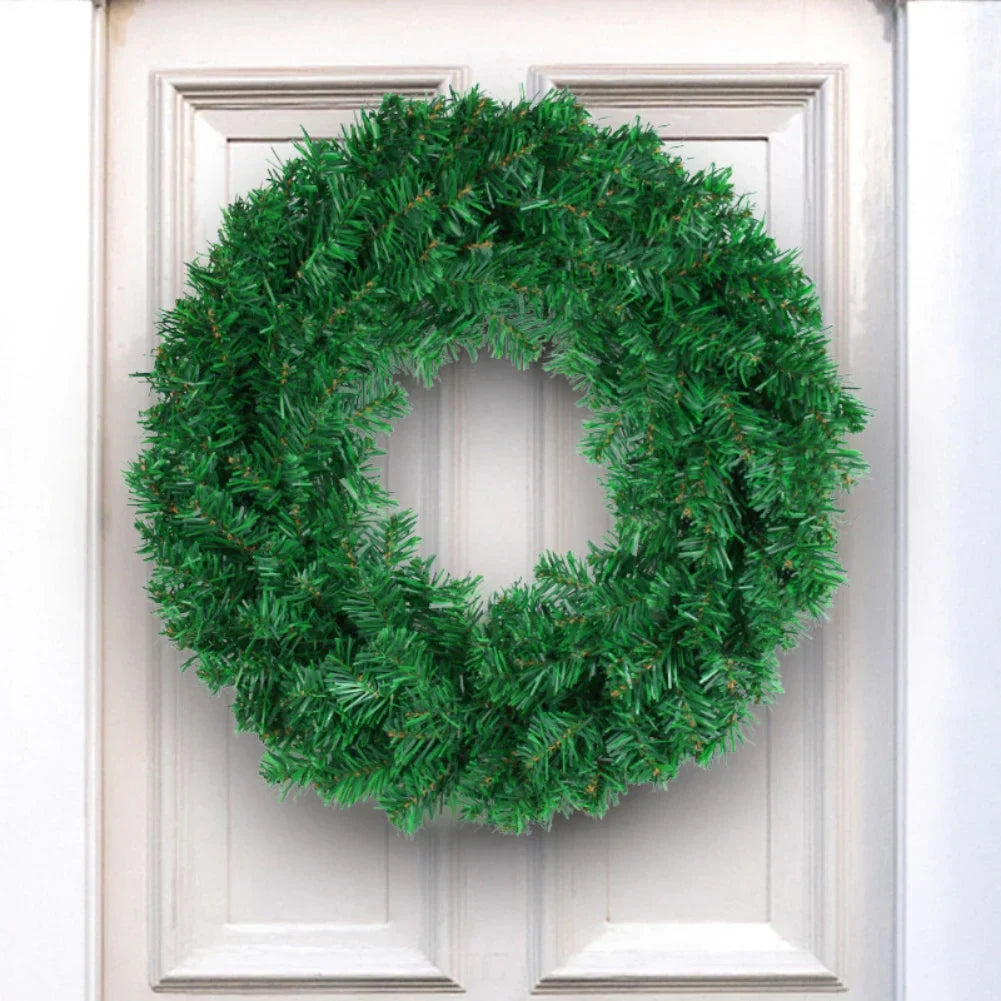 Pvc Christmas Wreath For Home Decoration