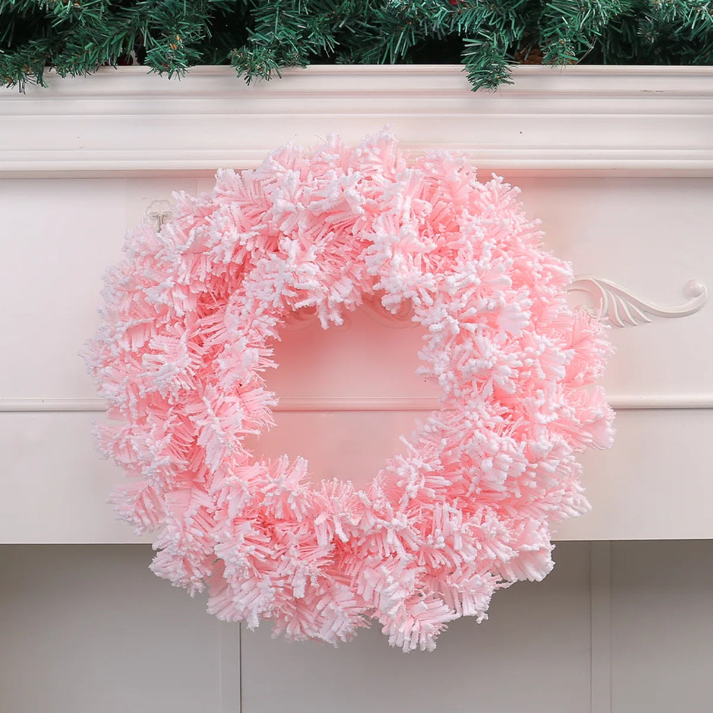 Christmas Wreath Snowflake Door Hanging