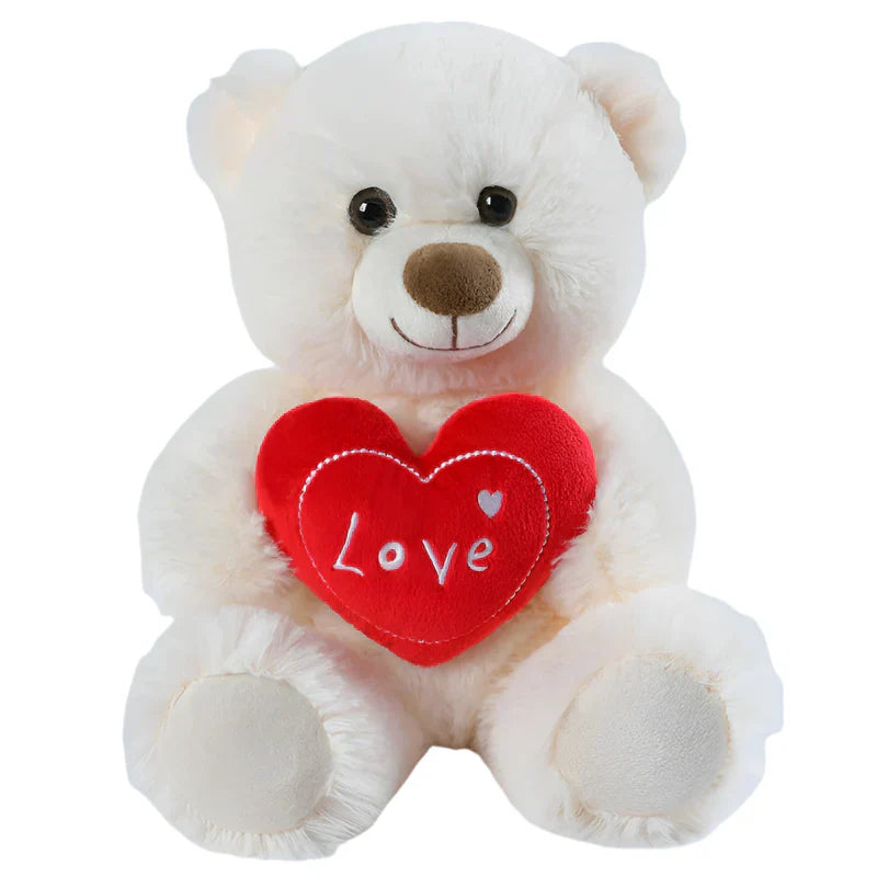 Heart Bear Plush Toy For Valentine'S Day