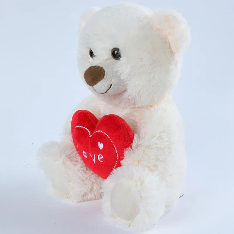 Heart Bear Plush Toy For Valentine'S Day