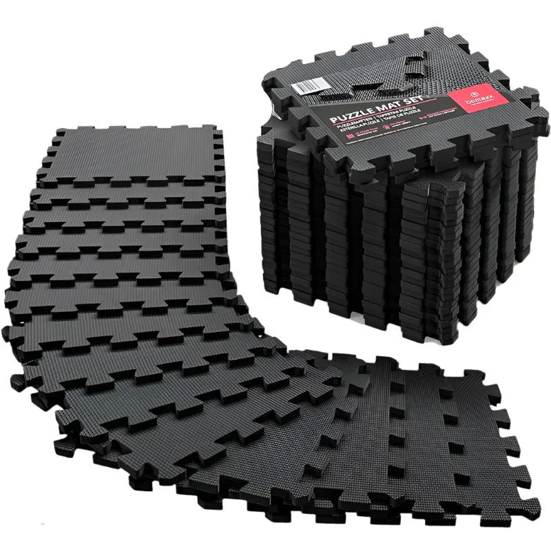 Puzzle Exercise Mat With Eva Interlocking Floor Tiles (16Pcs)