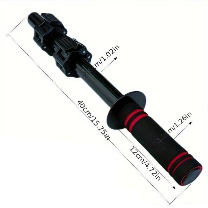 Adjustable Dumbbell Handles For Arm & Forearm Strength Training(Black)