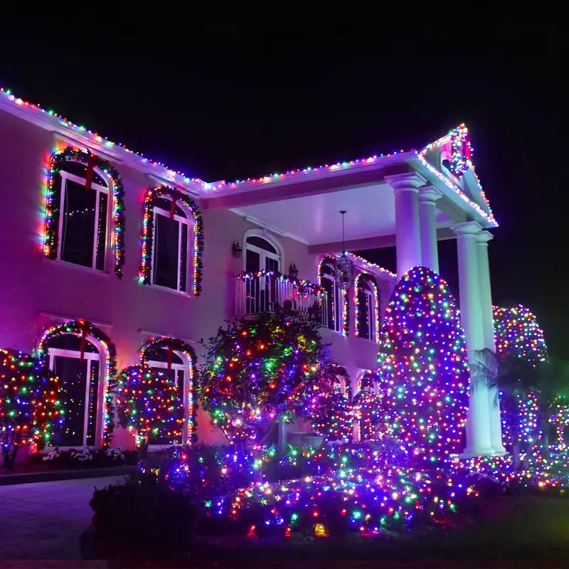 Enhance Your Outdoor Decor with 11.89m 200 LED Solar Fairy Lights | Waterproof Multicolor Garland Lights