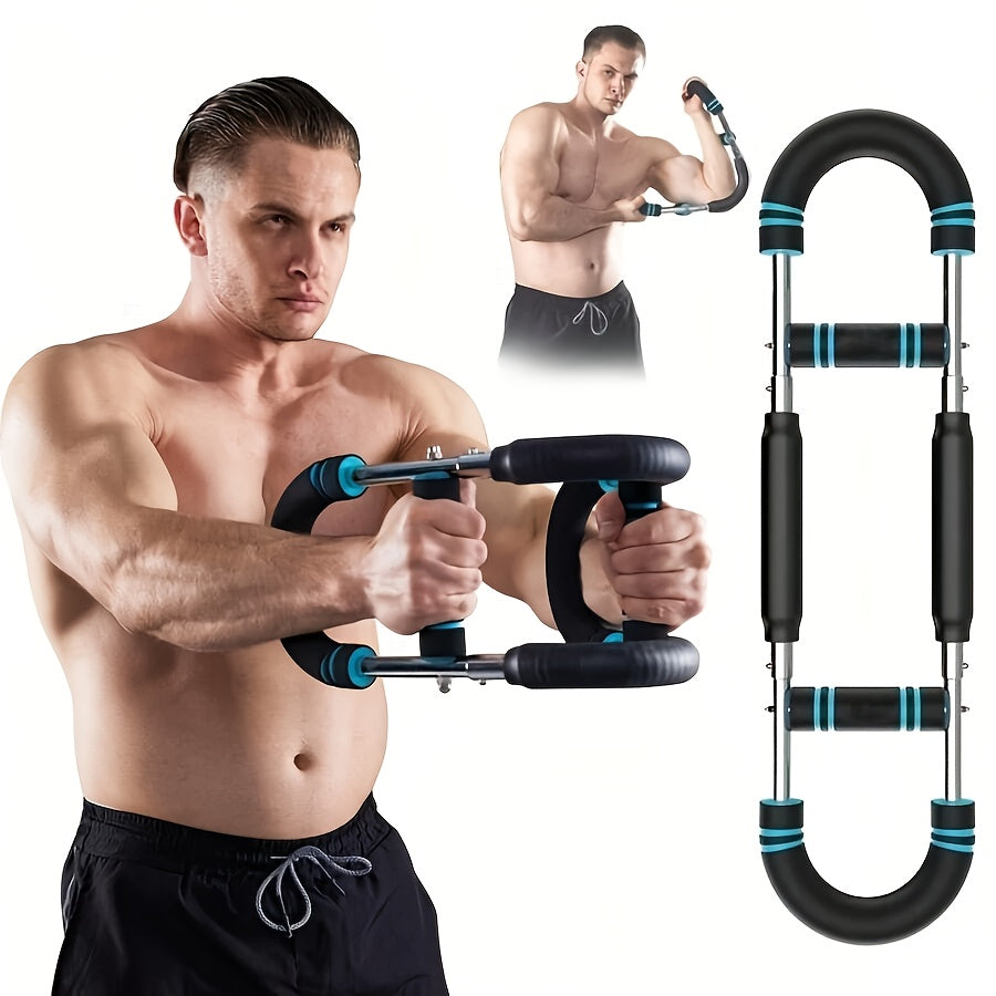 Adjustable U-Shaped Arm Strength Trainer – Resistance Chest, Forearm & Bicep Exerciser