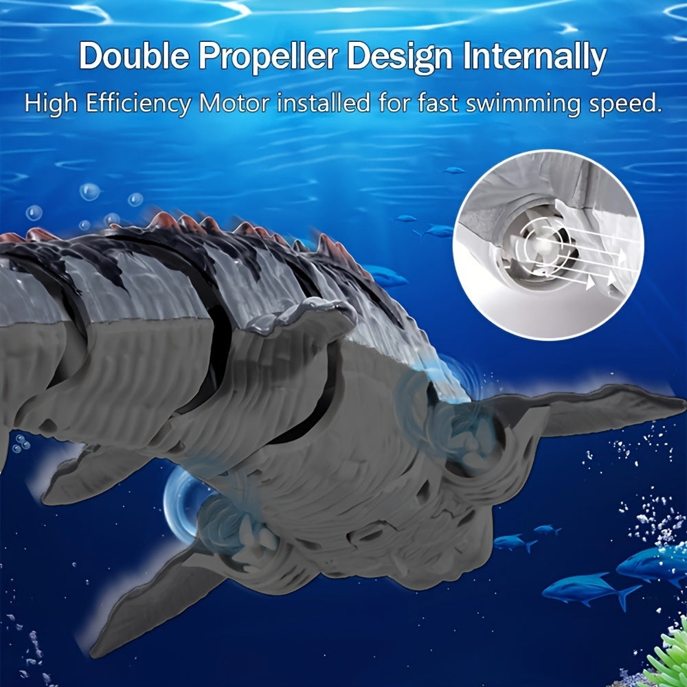 Remote Control Shark Dinosaur Pool Toy Black