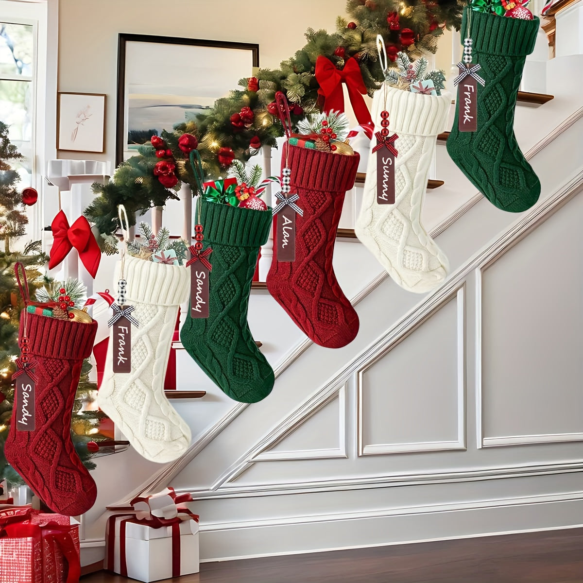 Christmas Gift Stockings Set (6 pcs)