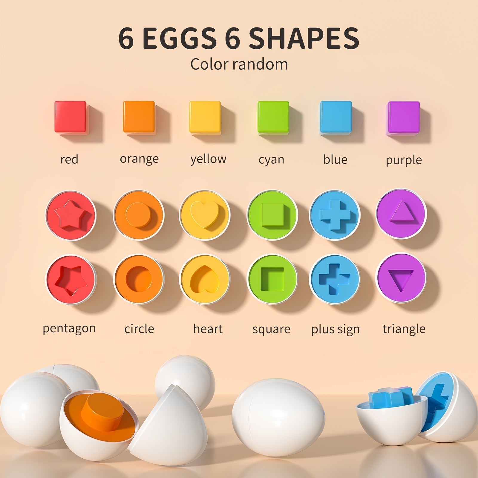 Easter Egg Shape Sorting Toy For Kids